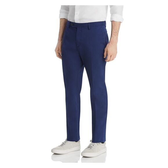 DYLAN GRAY Other - DYLAN GRAY Mens Navy Classic Fit Chino Pants 30 Waist
